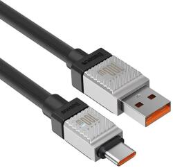 Baseus Cablu alimentare si date Baseus Fast Charging USB2.0 - USB Type-C 100W 1m negru CAKW000601 (CAKW000601)