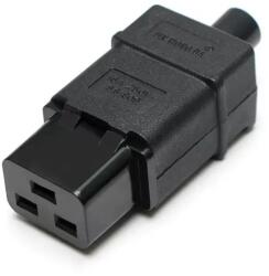 GBC Mufa alimentare AC 16A IEC C19 tata 3 poli GBC 22.0301. 10 (22.0301.10) - balutatech