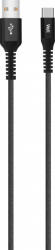 Well Cablu de date si incarcare USB TYPE C - USB 2.0 1m 5A Well negru PVC+Nylon WELL (CABLE-USB/USBC-1BK501-WL)