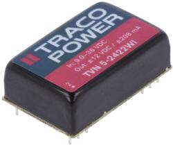 Traco Power Convertor DC/DC 5W 9-36V la 12V/-12V (TVN 5-2422WI)