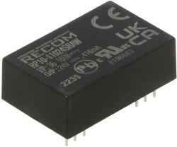 Recom Convertor DC/DC 10W 36-160V la 24V (RP10-11024SRAW)