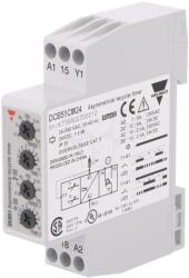 Carlo Gavazzi Rezistor Timer 24. . . 240V AC, IP20 (DCB51CM24)
