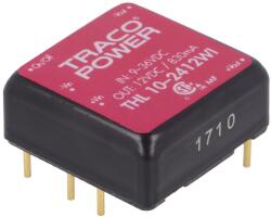 Traco Power Convertor DC/DC 10W 9-36V la 12VDC 830mA (THL 10-2412WI)