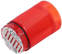 WERMA Semnalizator cu lumină roșie - rezistent la apă, 24V (63411075)