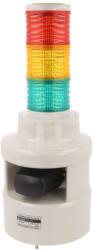 Qlight Coloană de semnalizare LED roşu/ambră/verde (STD56ELF-WA-3-24-RAG)