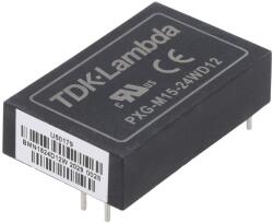 TDK-Lambda Convertor DC/DC 15W 9-36V 12V/-12V (PXG-M15-24WD12)