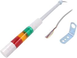 PATLITE Coloană de semnalizare LED roșu/ambră/verde (LR4-302LJBW-RYG)