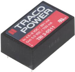 Traco Power Convertor DC/DC 3.5W 4.5-9V la 5V (TRI 3-0511)