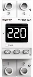 DigiTOP Releu protecție tensiune DigiTOP V-PRO 32A monofazat (V-PRO 32A)