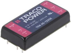 Traco Power Convertor DC/DC 40W 9-18V la 24V/-24V (TEN 40-1225E)