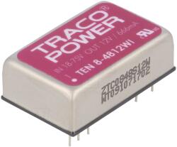 Traco Power Convertor DC-DC 8W 18-75V la 12V (TEN 8-4812WI)