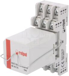 RELPOL Releu intermediar 3PDT 24VDC 16A (PRUCT-2013-26-W024-V0)