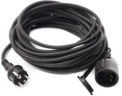 Lohuis Prelungitor cu fisa si cupla 10 m, 3 x 1.5 mmp, negru (1060268)