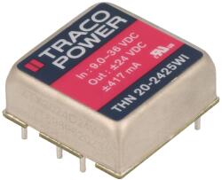 Traco Power Convertor DC/DC 20W 9-36V la 24V/-24V (THN 20-2425WI)