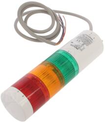 PATLITE Coloană de semnalizare LED roșu/ambră/verde (LR6-302WJNW-RYG)