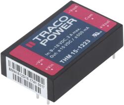 Traco Power Convertor DC/DC 15W 9-18V la 15V/-15V (THM 15-1223)