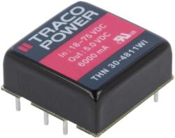 Traco Power Convertor DC/DC 30W 18-75V la 5V (THN 30-4811WI)