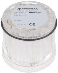 WERMA Semnalizator LED alb IP65 Ø70x65, 5mm (64743075)