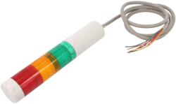 PATLITE Coloană de semnalizare LED roșu/ambră/verde (LR4-302WJNW-RYG)