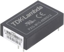TDK-Lambda Convertor DC/DC 15W 18-75V la 12V (PXG-M15-48WS12)