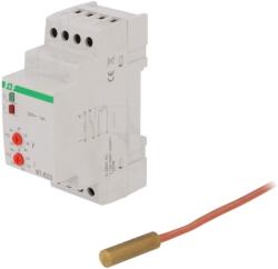 F&F Regulator temperatură NO/NC pe șină DIN (RT-823)