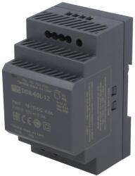 MEAN WELL Convertor DC/DC 60W 12V 5A (DDR-60L-12)