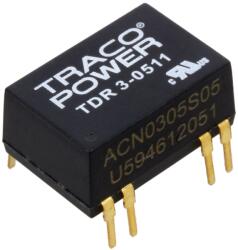 Traco Power Convertor DC/DC 3W 5V 0, 6A DIP8 (TDR 3-0511)