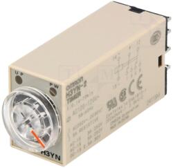 Omron Releu temporizat DPDT 0, 1s-10min 8 pini (H3YN-2 AC100-120)