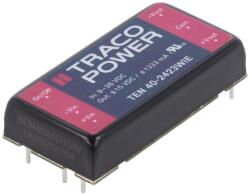 Traco Power Convertor DC/DC TRACO POWER 40W TEN 40-2423WIE, Intrare 9-36V, Ieșire ±15V (TEN 40-2423WIE)
