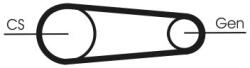 Continental Ctam Set curea transmisie cu caneluri CONTINENTAL CTAM 6PK831 ELAST T1 (6PK831 ELAST T1)