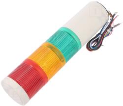 Qlight Coloană de semnalizare LED 24V (QTG60MLFBZ324RAG)