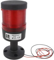 SPAMEL Coloană de semnalizare LED roșie 24VDC (LT701-24)