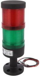 SPAMEL Coloană de semnalizare LED roşie/verde (LT702-230)