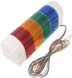 PATLITE Coloană de semnalizare LED 24VDC IP54 (WME-402DFB-RYGB)