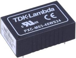TDK-Lambda Convertor DC/DC 3W 24V 18-75V DIP24 (PXC-M03-48WS24)