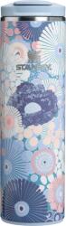 STANLEY Cană termică Aerolight Transit FlipTop Blue Dream Wildflower 470 ml (10-13062-0386)