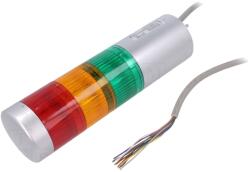 PATLITE Coloană semnalizare LED roșu/ambră/verde (LR6-302WJNU-RYG)