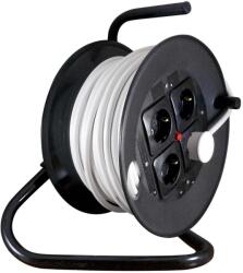 Relee Derulator cablu electric cu 4 prize - 50 m Relee (PD-4CP 53377)