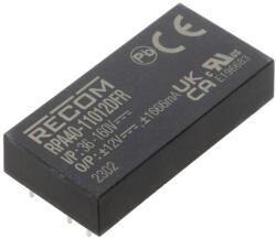 Recom Convertor DC/DC 40W 36-160V la 12V (RPA40-11012DFR)