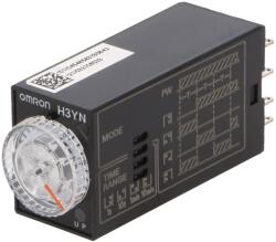 Omron Releu de timp analogic 0, 1s-10min DPDT (H3YN-2-B 100-120VAC)