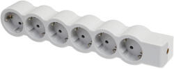 Legrand Multipriză 6 prize cu CP, alb-gri, Legrand 694579 (694579)