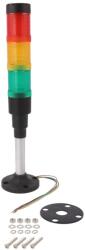 ONPOW Coloană de semnalizare LED roșu galben verde 24V (HBJD-40/DWA/3/RYG/24AC/DC/B)