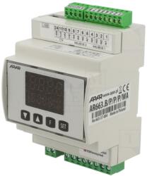 APAR Regulator dual canal cu relee, 0. . . 50°C (AR663.B/P/P/P/WA)