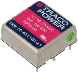 Traco Power Convertor DC/DC 15W 18-75V 5V 3A (THN 15-4811WI-A1)