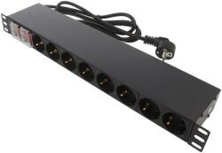 LogiLink Prelungitor LOGILINK 16 prize 230VAC 16A, 2m - Alimentare Sigură și Durabilă (PDU1601)