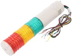 Qlight Coloană de semnalizare LED 24V DC (ST45MLF-BZ-3-24-RAG)