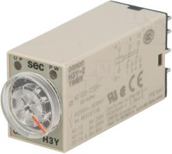 Omron Modul automatizare timer H3Y OMRON - 1s-30min, DPDT, soclu (H3Y-2 AC100-120 5S)