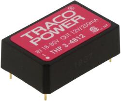 Traco Power Convertor DC/DC 3W 18-80V la 12V (THP 3-4812)
