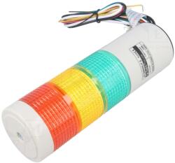 Qlight Coloană de semnalizare LED 24V, IP65 (STG50MLF-3-24-RAG)