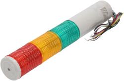 Qlight Coloană de semnalizare LED 24V roșu/ambră/verde (ST56MLF-BZ-3-24-RAG)